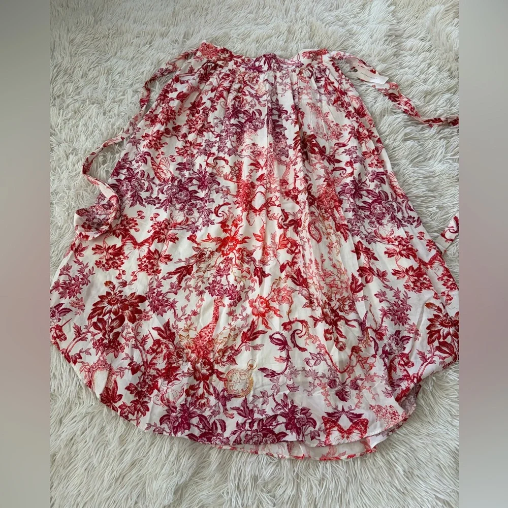 Anthropologie Maeve Red Midi Skirt - Size XS - NWT - Picture 2 of 11